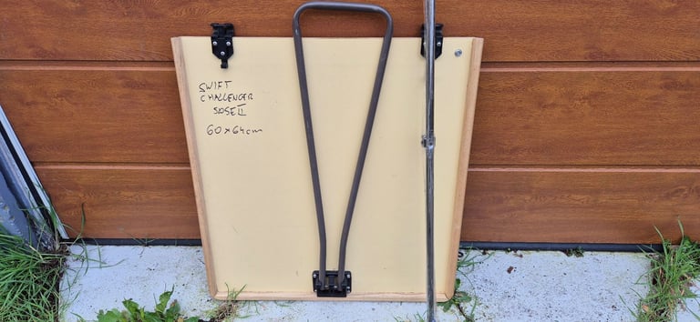Caravan motorhome camper or boat table - not free standing (attached to the wall)