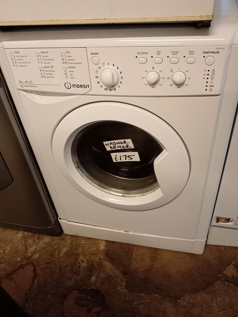 image for Indesit 6kg washer 6kg dryer 1200 spin good condition like new £175