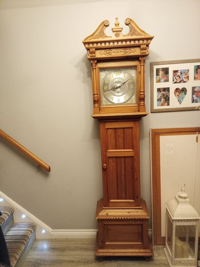 image for Keen pine grandfather clock 