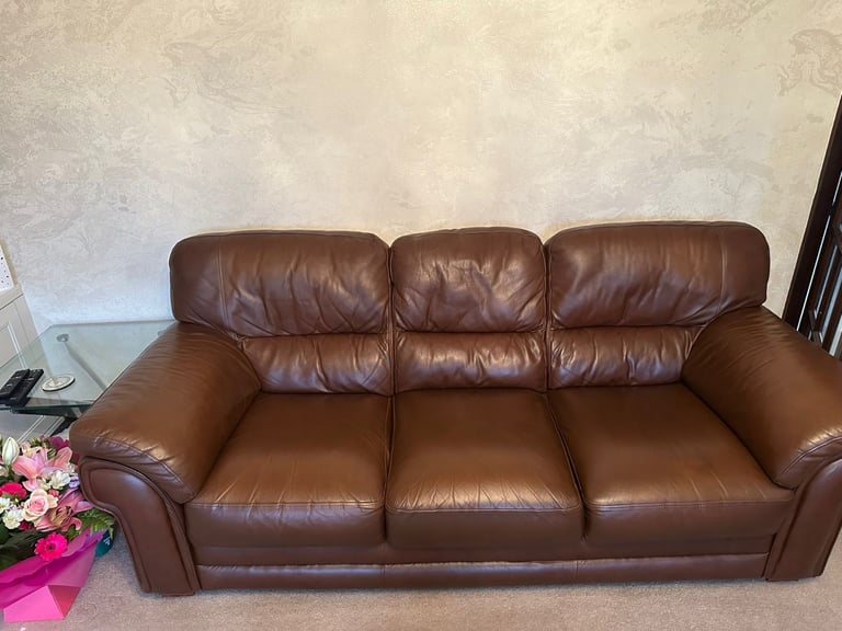 2 x 3 seater sofas 