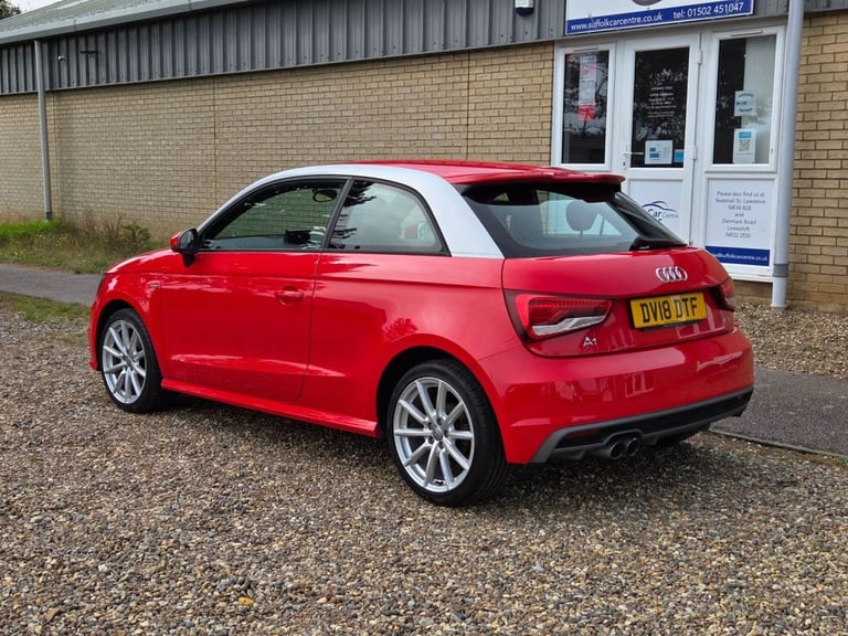 2018 18 AUDI A1 1.4 TFSI S LINE HATCHBACK 3DR PETROL S TRONIC EURO 6 (S/S) (125 