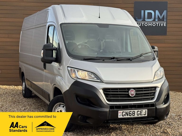 2018 Fiat Ducato 2.3 Multijet Tecnico High Roof Van 130 PANEL VAN DIESEL Manual