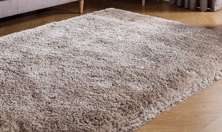image for  Natural coloured Dunelm X Large Jewel Shaggy Rug