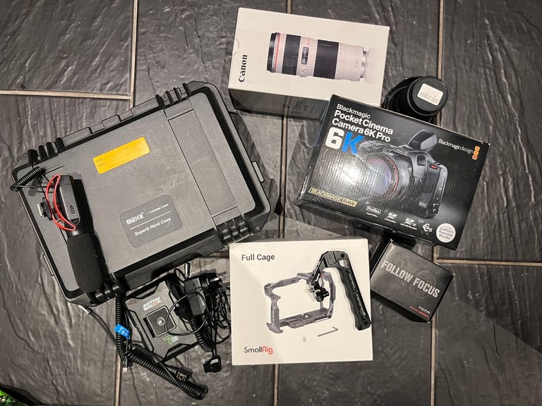 Blackmagic 6k Pro with Cine Lens bundle