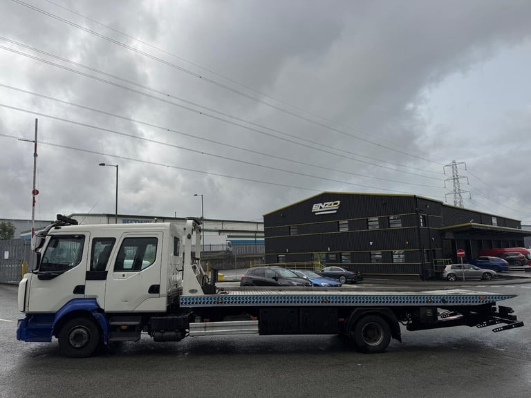2014 64 REG RENAULT MIDLUM TRUCK 12 TON CREW CAB RECOVERY TRUCK TILT AND SLIDE