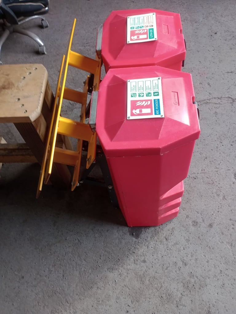 JCB fire extinguisher twin kit 
