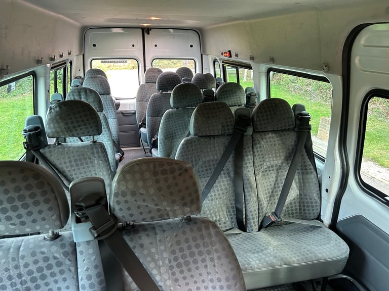 2012 FORD TRANSIT 17 SEAT MINIBUS EX LOCAL COUNCIL EXCELLENT CONDITION LONG MOT NO VAT