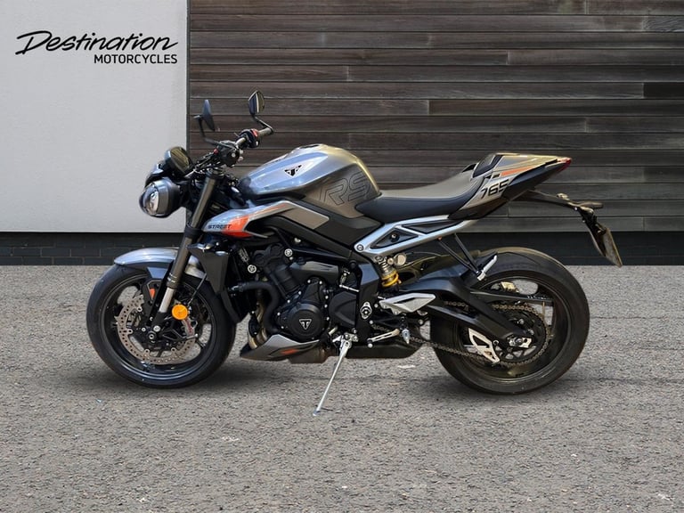 2024 Triumph Street Triple 765 RS STANDARD COLOUR Petrol silver 6 Speed