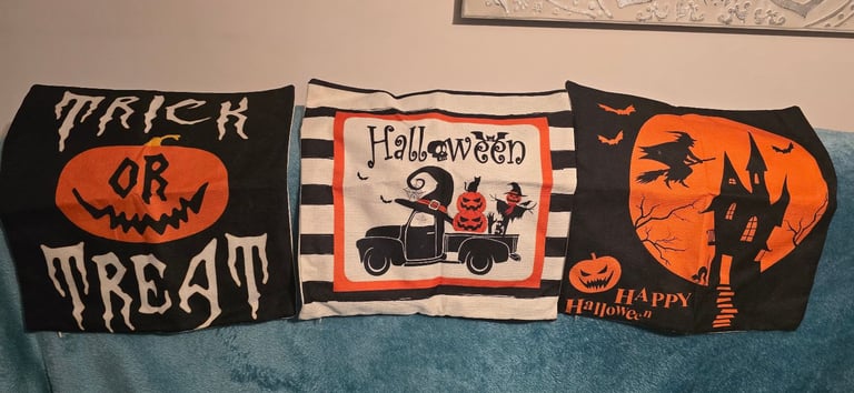 X3 Halloween Cushion Covers 