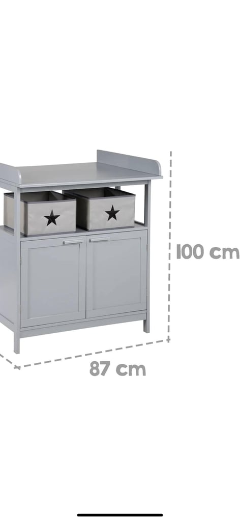 roba Wooden Changing Table Dresser with Removable Changing Top 'Hamburg'