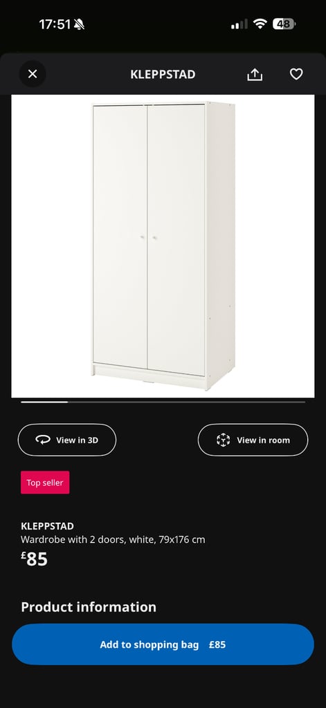 image for Ikea wardrobe 