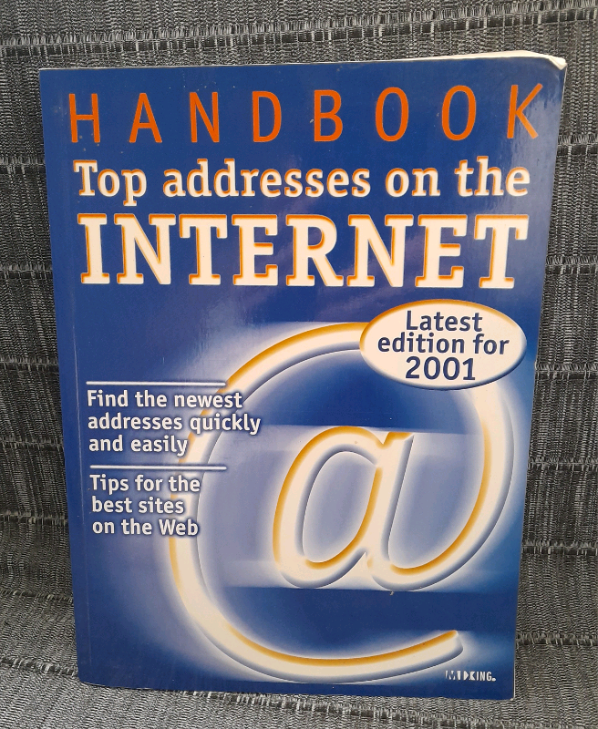 image for 2001 handbook top addresses on the Internet book