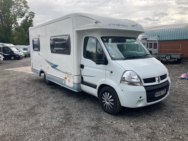 Lunar Fivestar Motorhome Fixed Bed 4 Berth 06’ Renault DCI 120 LWB