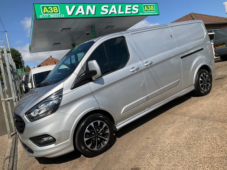 2021 FORD TRANSIT CUSTOM 320 SPORT L2 2.0 ECOBLUE 185 BHP AUTO PANEL VAN EURO 6