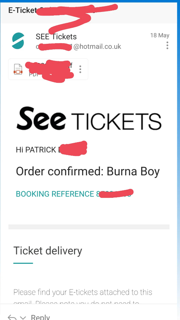Burna Boy Love Damini Stadium Tour 3rd June 2023, London. Concert afrobeats 