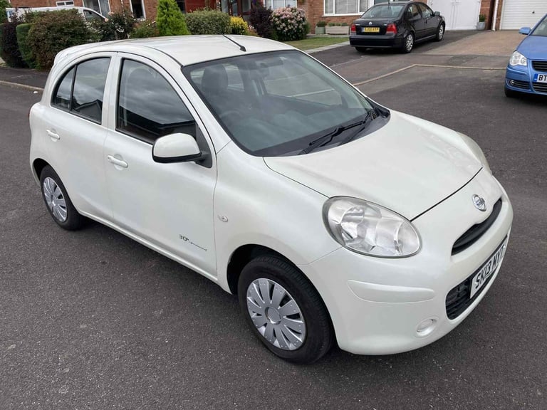 image for 2013 13 Nissan Micra 1.2 12V Visia 30th Anniversary Edition, Petrol, 5 Door, Manual, Metallic White