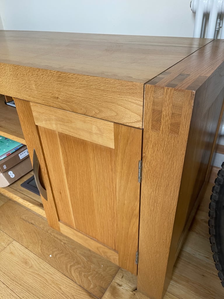 Oak Furniture Land Alto Range Solid Oak TV Unit