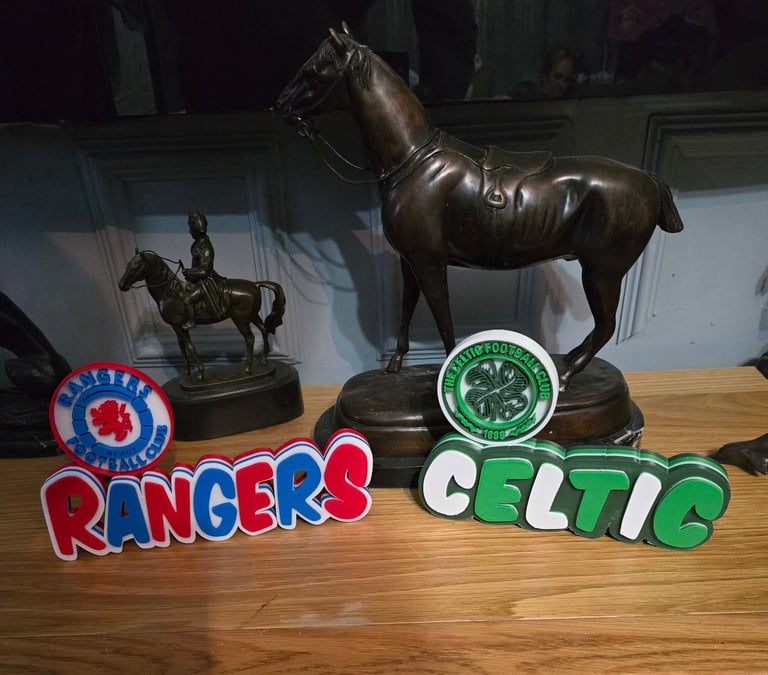 image for 3d rangers celtic £15 each 