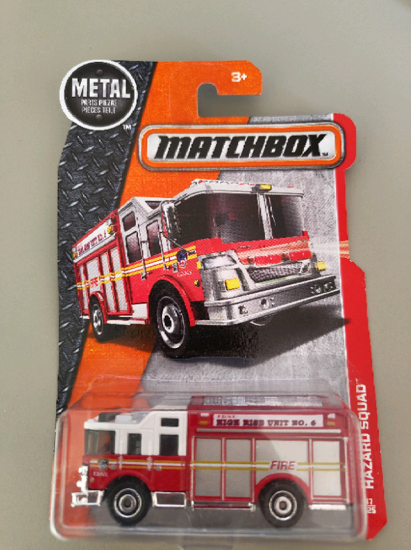 Matchbox Hazard Squad Fire Engine FDNY