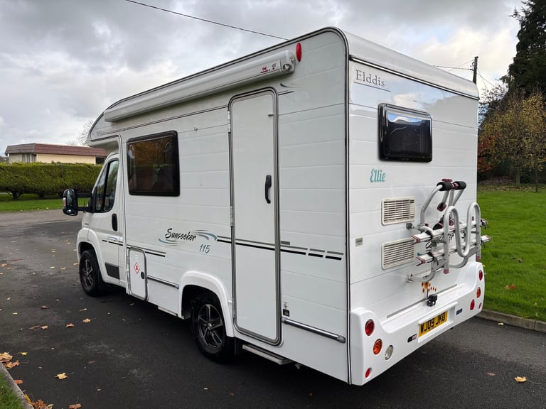 Elddis Sunseeker 115 Coachbuilt Motorhome. 2 Berth. 2009 Peugeot 2.2 Diesel. A/C