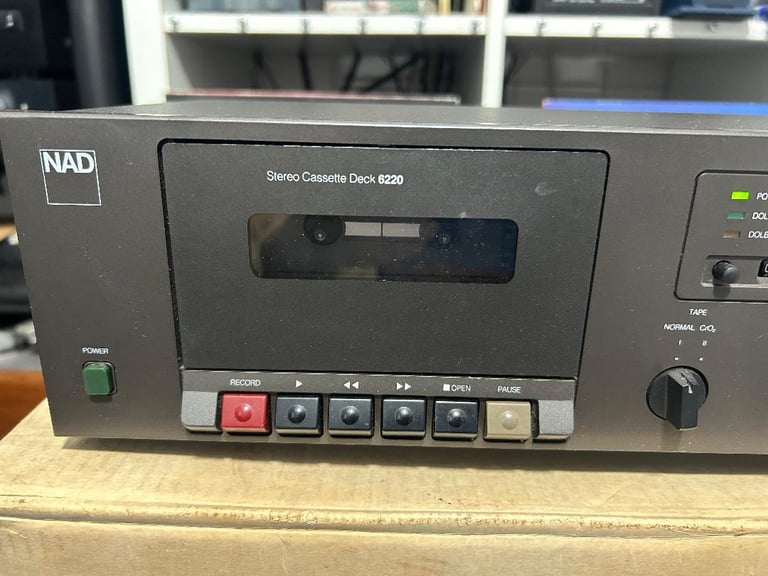 NAD 6220 stereo tape cassette deck player recorder with box