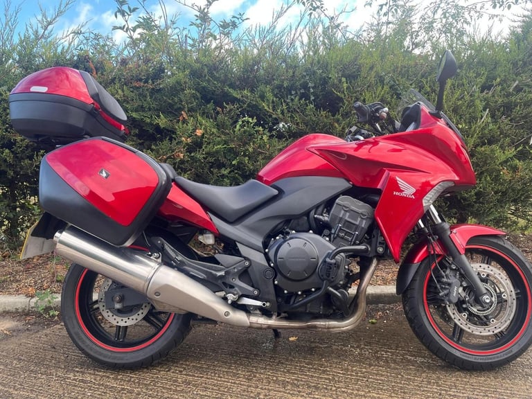 2011 11 HONDA CBF1000FA-B CBF 1000 TOURER LUGGAGE RED CLEAN CBF1000 F ABS