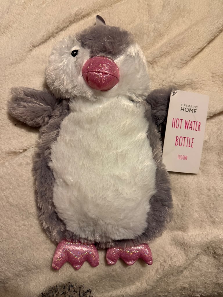 Free penguin hot water bottle 