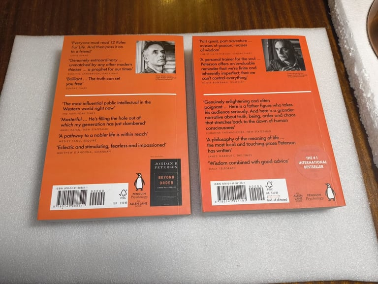 12 Rules for Life & Beyond Order - Jordan B. Peterson - Psychology Books