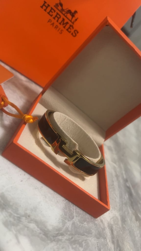 image for black h braclet