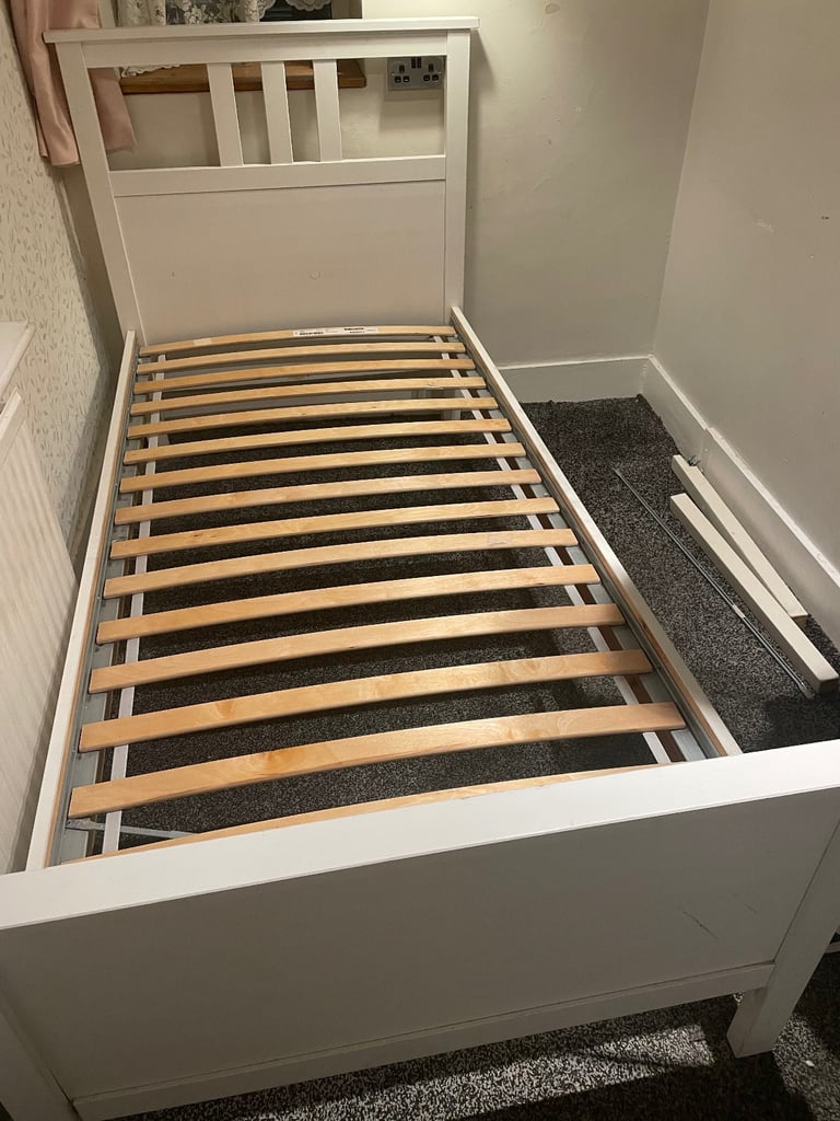 Single bed solid wood frame IKEA HEMNES