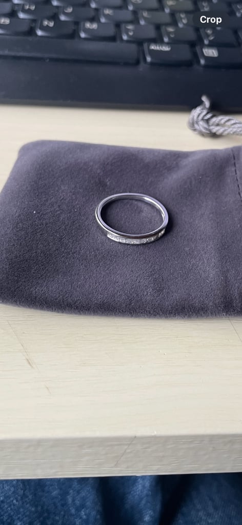 Multi buy offer! 2 x 0.15ct Diamond 925 Sterling Silver Rings - 18k Gold Vermeil