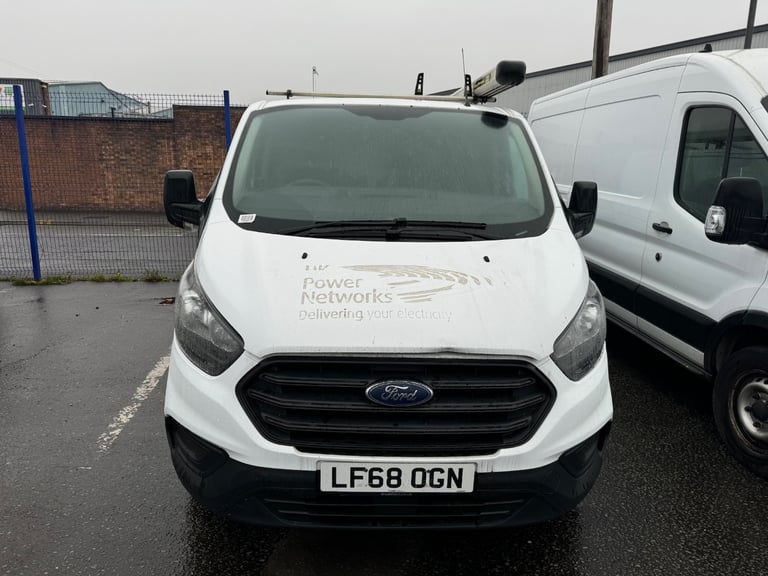 2018/68 FORD TRANSIT CUSTOM 130PS EURO 6 A/C RUNS DRIVES PRICE IS PLUS VAT 