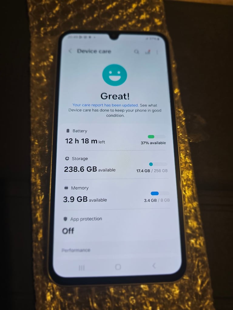 image for Samsung a34 5g 256gb unlocked dual sim £120