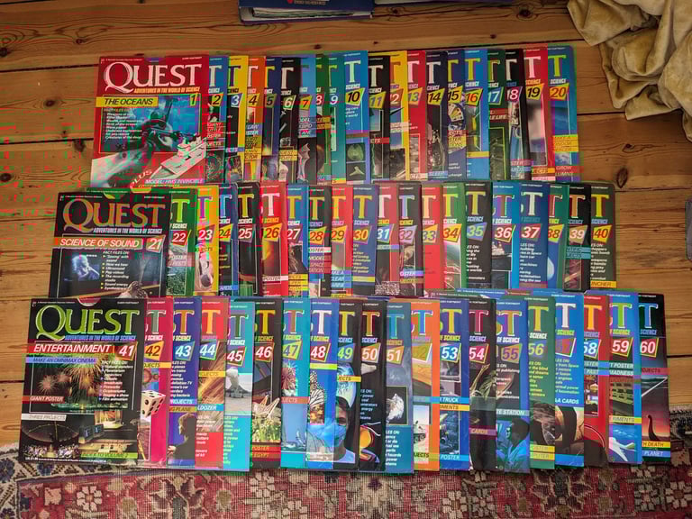 image for Quest magazine 1980s, full set plus extras 