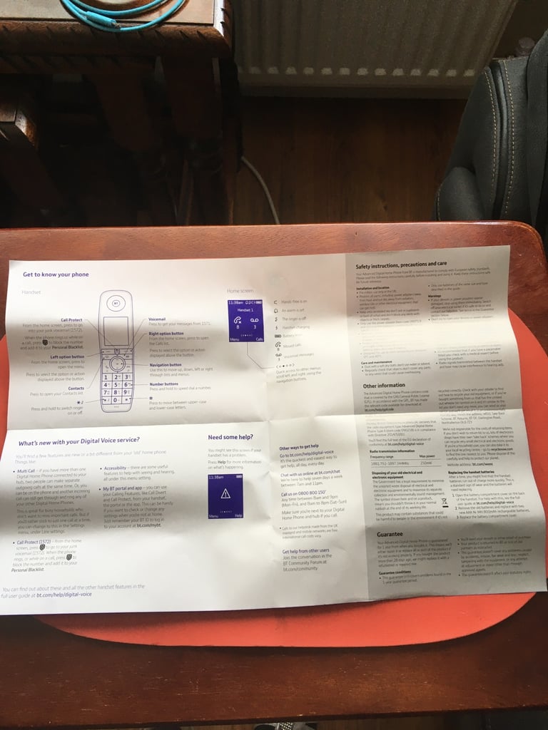 Brand new boxed Digital BT handsets 