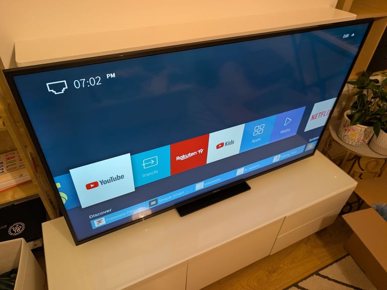 image for Hisense 55 Inch 4K Smart TV - H55B7100UK