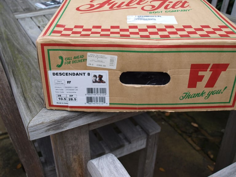 Ski Boots – Full Tilt Descendant 8 ski boots shell size 28.5.