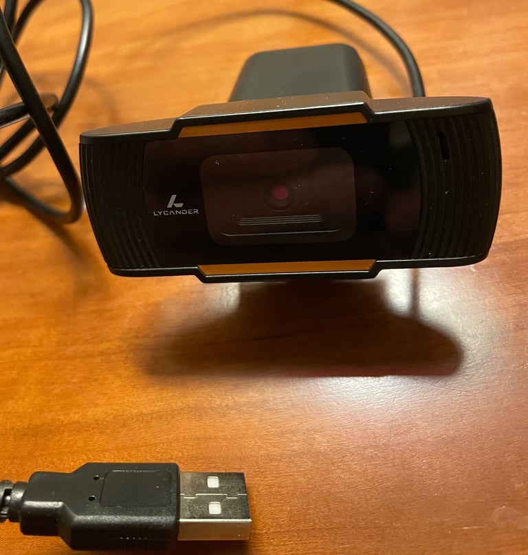 USB HD webcam with microphone. Lycander. Working perfectly. 