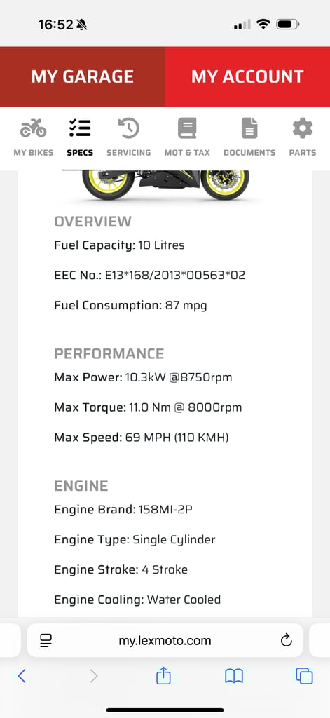 Lexmoto LXS 125 2024