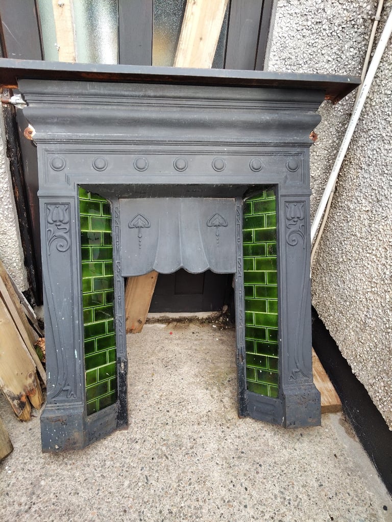 image for Cast iron fireplace 