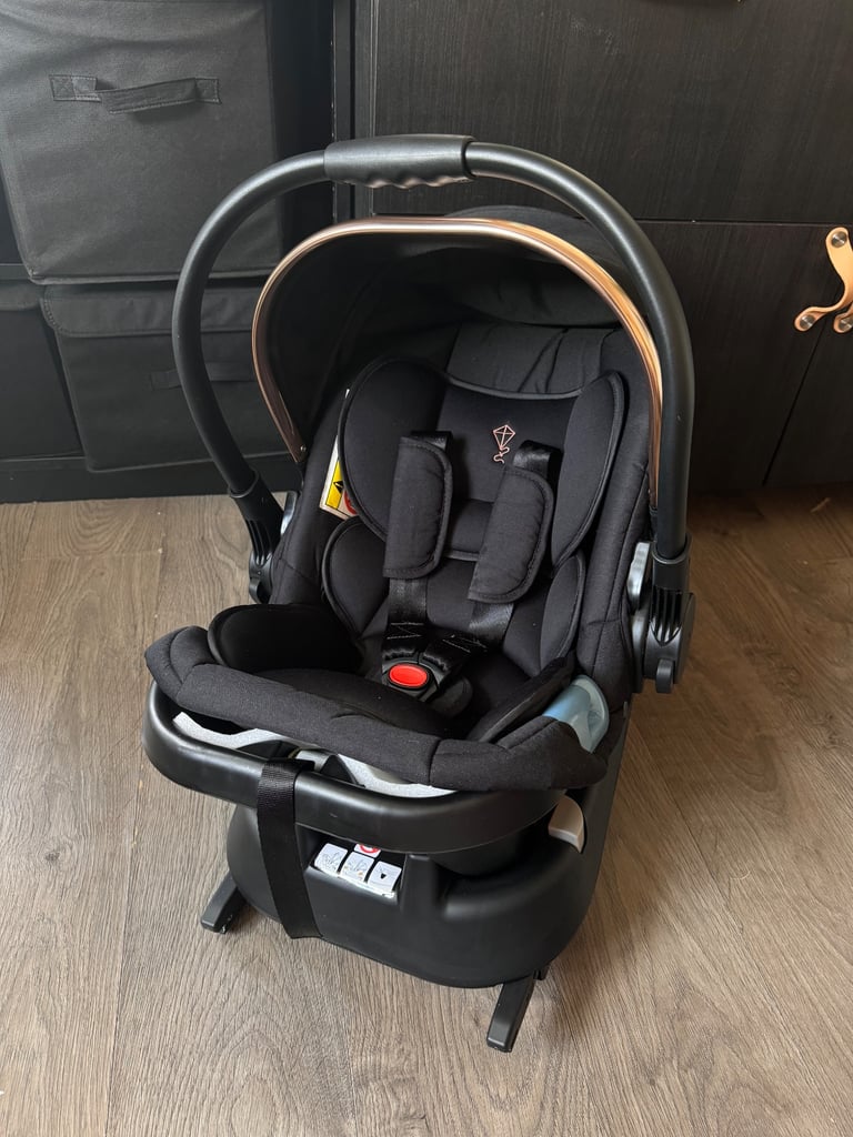 Red Kite Push Me Travel System Car Seat-Rose  Gold