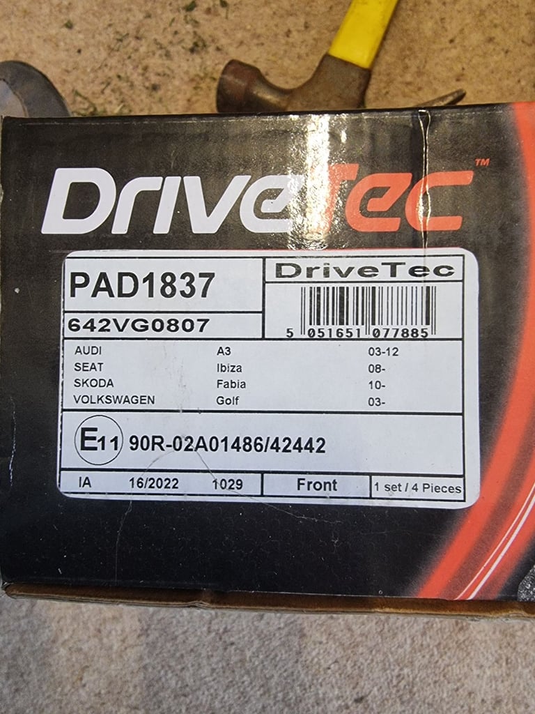 Brake pads audi