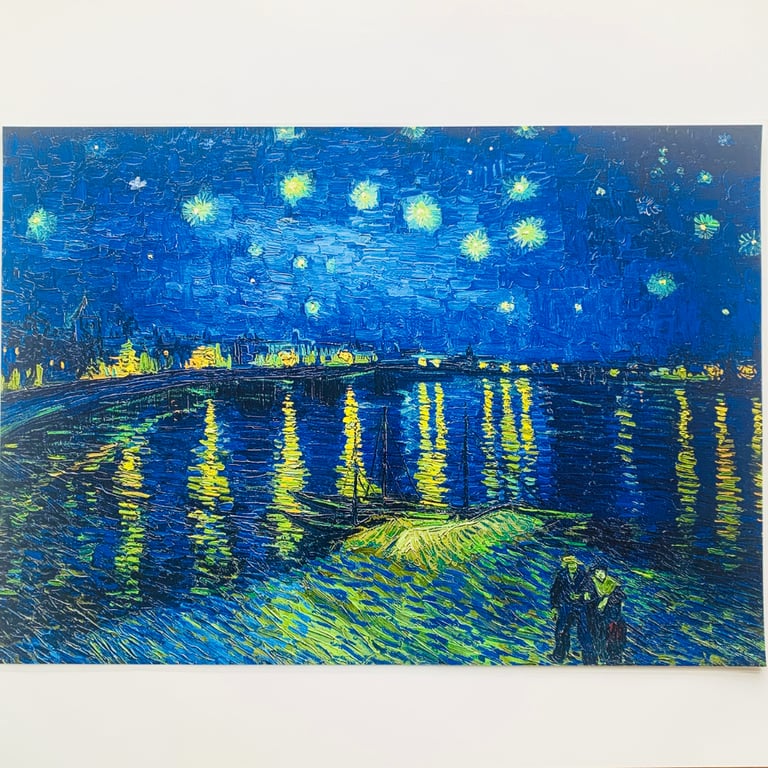 Starry Night Over The Rhone by Vincent Van Gogh Poster Print Photo Home ...
