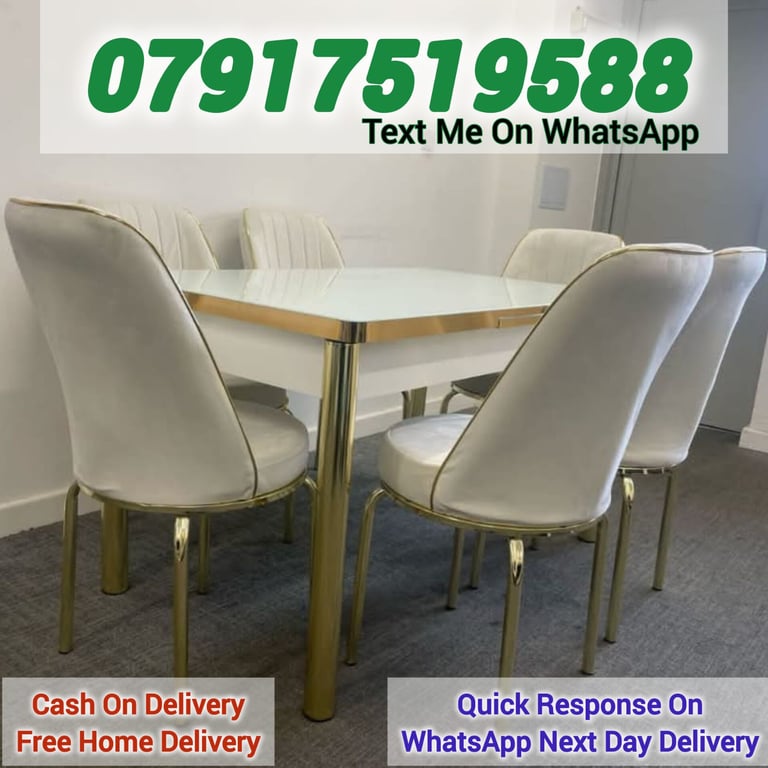 image for extendable dining table with 6 chairs
