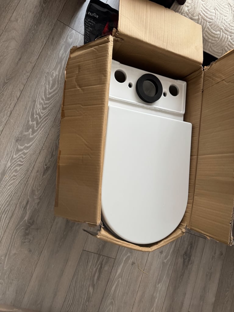 Mode Tate Rimless Close Coupled Toilet with Soft Close Seat