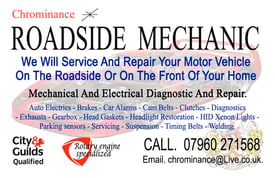 Roadside Mobile Mechanic ' Auto Electrics ' Diagnostic ' Service And Repair