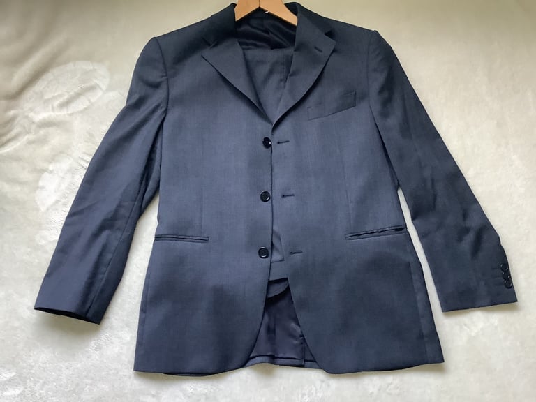 image for M & S AUTOGRAPH PURE WOOL SUIT - GOOD CONDITION 