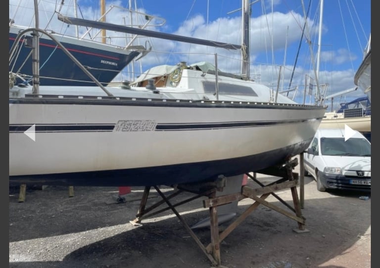 25ft lifting bulb keel sailing yacht 