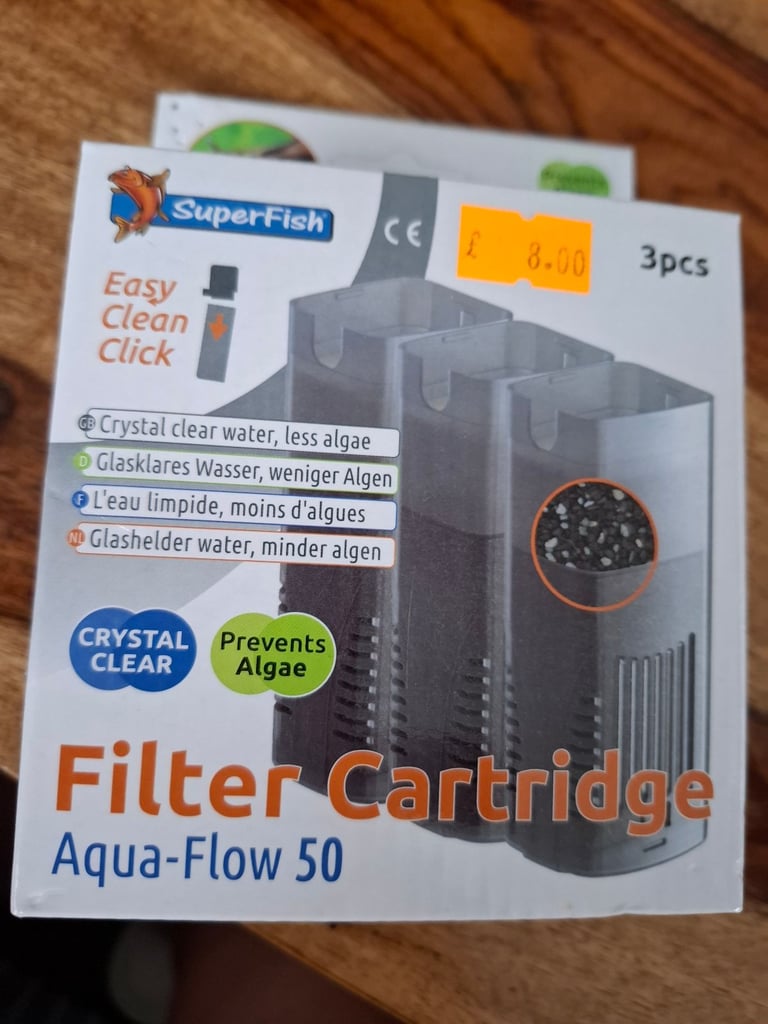 BRAND NEW - AQUA-FLOW 50 FILTER CARTRIDGES X3