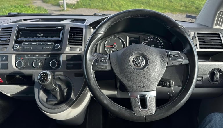 Black VW Transporter T5 Volkswagen, TRANSPORTER, Window Van, 2015, Manual, 1968 (cc)